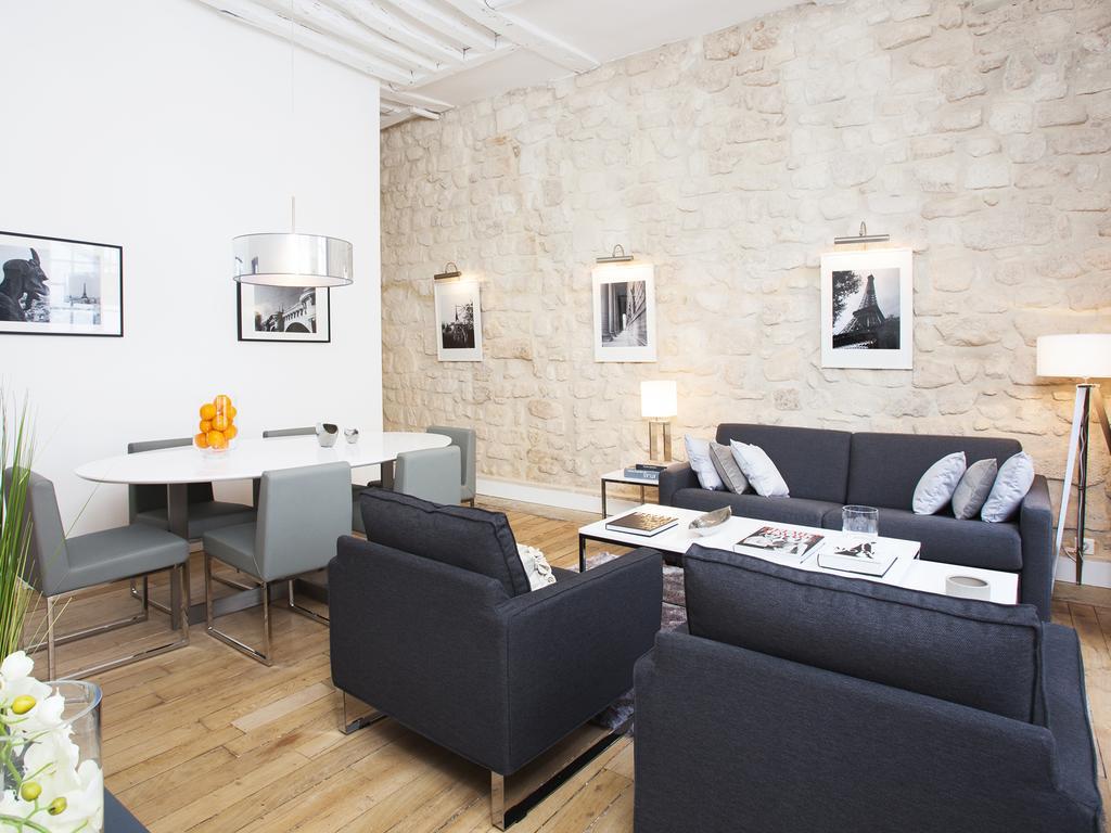 Livinparis - Luxury 2 Bedrooms Le Marais I Rum bild